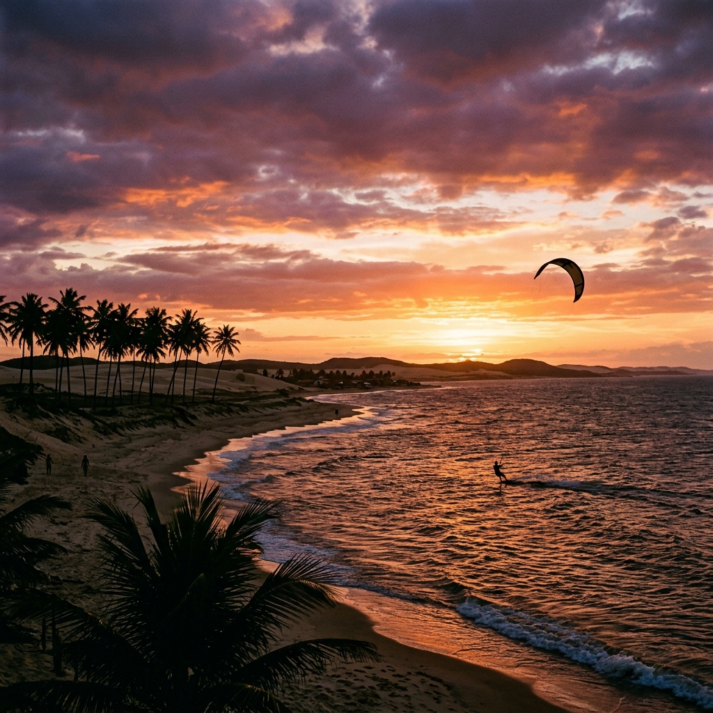 Sunset over Jericoacoara